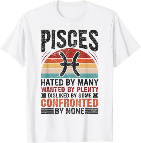 Pisces Sign Zodiac Tee - Pisces T-Shirt for men