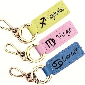 Handmade - Leo Keychain for men