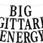 Big Sagittarius Energy Banner, Sagittarius Season, November December Birthday Sign - 12 Constellation Theme Birthday Party Decorations Supplies, Black Glitter - Sagittarius Home Decor for men