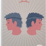 Lantern Press 6x9 Inch Metal Sign, Gemini, Woven Zodiac - Gemini Canvas for men