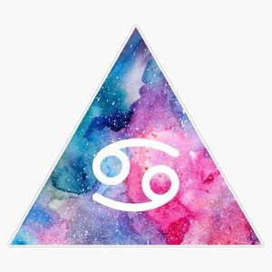 Cancer Zodiac Sign Sticker Bumper Sticker Vinyl Decal 5" - Cancer Car Accessories for men