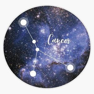 Cancer Zodiac Sign June 21 - July 22 Sticker Bumper Sticker Vinyl Decal 5" - Cancer Car Accessories for men