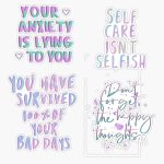 Mental Health Reminders Pack Sticker Vinyl Waterproof Sticker Decal Car Laptop Wall Window Bumper Sticker 5" - Scorpio Sticker for men