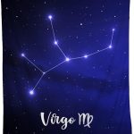 Virgo Zodiac Blanket Virgo Constellation Blanket - Astrology Gifts for Women Men - Zodiac Sign Throw Blanket for Birthday - Astrology Decor for Couch/Bed/Living Room,40"x50"-Kids/Throw Size - Virgo Blanket for men