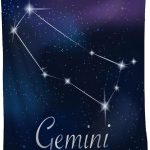 Constellation Zodiac Gemini Blanket - Gemini Zodiac Gifts for Women/Men - Gemini Decor for Couch/Bed/Living Room - Zodiac Sign Throw Blanket for Birthday Gifts,30"x40"-Toddlers/Crib Size - Gemini Blanket for men