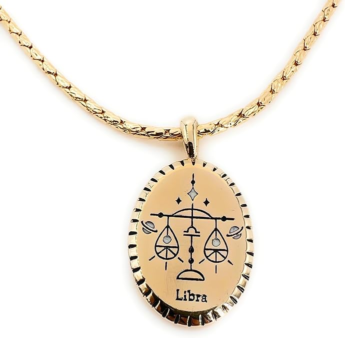 LESLIE BOULES - Libra Necklace for men