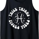 Thick Thighs and Zodiac Signs Shirts - Pisces T-Shirt for men