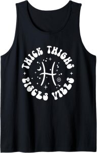 Thick Thighs and Zodiac Signs Shirts - Pisces T-Shirt for men
