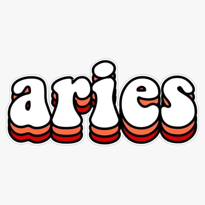 Aries Zodiac Sign Sticker Vinyl Waterproof Sticker Decal Car Laptop Wall Window Bumper Sticker 5" - Aries Sticker for men