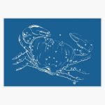 Cancer Astrology Sticker Vinyl Waterproof Sticker Decal Car Laptop Wall Window Bumper Sticker 5" - Cancer Car Accessories for men