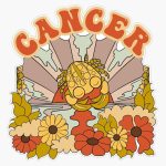 Cancer Zodiac Sticker Vinyl Waterproof Sticker Decal Car Laptop Wall Window Bumper Sticker 5" - Cancer Car Accessories for men