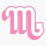 Scorpio Symbol Pink 3D Sticker Vinyl Waterproof Sticker Decal Car Laptop Wall Window Bumper Sticker 5" - Scorpio Sticker for men
