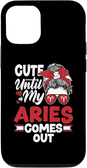 iPhone 13 Pro Aries Zodiac Sign Astrology Cute Until My Aries Comes Out Case - Aries Phone Case for men