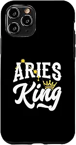 iPhone 11 Pro Aries King Aries Zodiac Sign Astrology Horoscope Case - Aries Phone Case for men