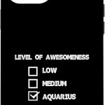 iPhone 14 Pro Max Sun Air Sign Aquarius Zodiac Astrology Stars Water Horoscope Case - Aquarius Phone Case for men