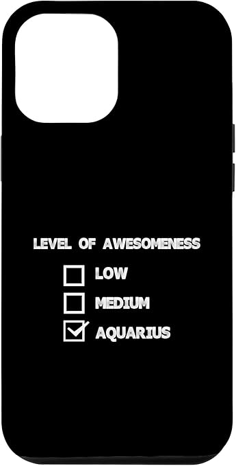 iPhone 14 Pro Max Sun Air Sign Aquarius Zodiac Astrology Stars Water Horoscope Case - Aquarius Phone Case for men