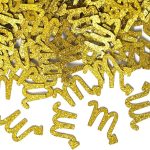 Scorpio Birthday Confetti, Big Scorpio Energy Paper Scatter, 12 Constellation October December Birthday Table Confetti, Horoscope Astrology Birthday Party Decorations Supplies, 200pcs, Gold Glitter - Scorpio Products for men