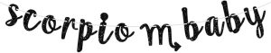 Scorpio Baby Birthday Banner, Zodiac Scorpio Season Bunting Sign, Horoscope/Astrology Birthday/Baby Shower Party Decorations Supplies - Scorpio Products for men