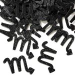 Scorpio Birthday Confetti, Big Scorpio Energy Paper Scatter, 12 Constellation October December Birthday Table Confetti, Horoscope Astrology Birthday Party Decorations Supplies, 200pcs, Black Glitter - Scorpio Products for men