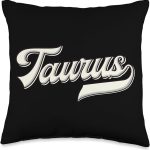 Taurus Astrology Zodiac Sign Taurus Horoscope Taurus Throw Pillow - Taurus Pillow for men