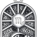 KQF Constellation Necklace for Women 925 Sterling Silver Zodiac Sign Pendant Astrology Horoscope Constellation Jewelry - Scorpio Accessories for men