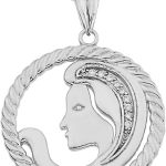 Claddagh Gold - Virgo Necklace for men