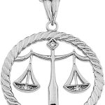 Claddagh Gold - Libra Necklace for men