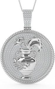 The Jewelers House - Aquarius Necklace for men