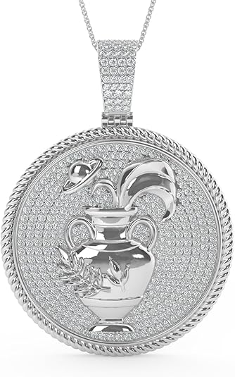 The Jewelers House - Aquarius Necklace for men