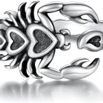 925 Sterling Silver Scorpion Ring Adjustable Scorpio Zodiac Constellation Dragonfly Jewelry Gifts for Women - Scorpio Accessories for men