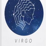 Zodiac Sign Aesthetic Wall Art Poster, Virgo Wall Canvas Poster, Birthday Gift for Friends Wall Art Paintings Canvas Wall Decor Home Decor Living Room Decor Aesthetic Prints 08x12inch(20x30cm) Unfram - Virgo Poster for men