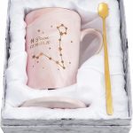 YHRJWN Pisces Gifts for Women, Pisces Constellation Mug, February March Birthdays Gifts for Women Horoscope Astrology Lovers, Pisces Zodiac Sign gifts for Women Girls, 14 Oz Pink with Gift Box - Pisces for men