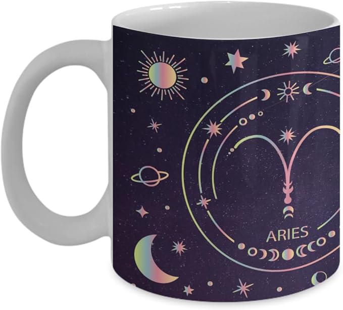 Aries mug, Aries zodiac gift, gift for Aries, astrology mug, star sign mug, Aries coffee cup, horoscope gift, birthday gift Aries - Aries Mug for men