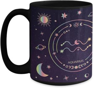 Aquarius mug, zodiac sign mug, Aquarius gift, Aquarius coffee cup, astrology gift, star sign mug, birthday gift Aquarius, horoscope mug - Aquarius Mug for men
