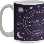 Aquarius mug, zodiac sign mug, Aquarius gift, astrology gift, star sign mug, birthday gift Aquarius, Aquarius coffee cup, horoscope mug - Aquarius Mug for men