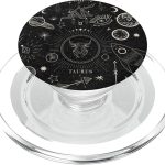 Galaxy Zodiac Sign Astrological Celestial Aesthetic Taurus PopSockets PopGrip for MagSafe - Taurus for men