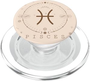 Astrological Stars Celestial Zodiac Sign Aesthetic Pisces PopSockets PopGrip for MagSafe - Pisces for men