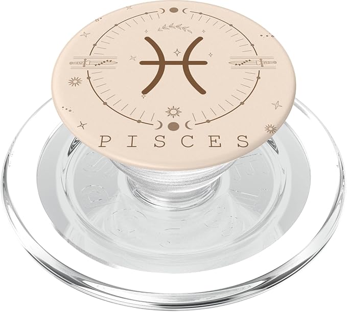 Astrological Stars Celestial Zodiac Sign Aesthetic Pisces PopSockets PopGrip for MagSafe - Pisces for men