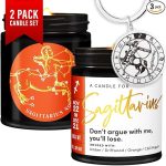 WAX & WIT Sagittarius Gifts for Women, Zodiac Gifts for Women, Astrology Gift for Woman, Zodiac Candles, Sagittarius Candle, November December Birthday Gift for Woman - 9oz - Sagittarius Home Decor for men