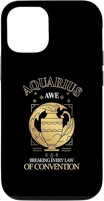 iPhone 13 Pro Aquarius Awe Breaking Every Law Of Connection | Zodiac Sign Case - Aquarius Phone Case for men