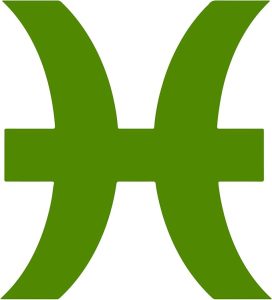 Zodiac Sign Pisces Silhouette 6" Vinyl Sticker Car Decal (6" Lime) - Pisces Car Accessories for men