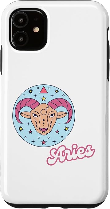 iPhone 11 Aries Zodiac Sign: Bold and Fearless Case - Aries Phone Case for men