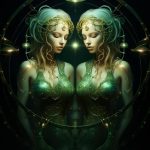 5D Gemini Sign Girls Full Round Drill Diamond Art Painting Kits by Number for Adults Beginner Diamond Art Painting Beads Art Crystal Embroidery Cross Stitch Craft Kits 40x50cm - Gemini Canvas for men