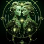 5D Gemini Zodiac Sign Full Round Drill Diamond Art Painting Kits by Number for Adults Beginner Diamond Art Painting Beads Art Crystal Embroidery Cross Stitch Craft Kits 40x50cm - Gemini Canvas for men