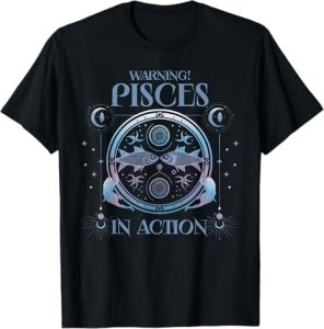 Pisces in Action Horoscopes Sign Reader - Pisces T-Shirt for men