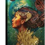 Trends International Jena DellaGrottaglia: Cosmic Zodiac - Scorpio Wall Poster, 14.72" x 22.37", Stretched Canvas - Scorpio Canvas for men