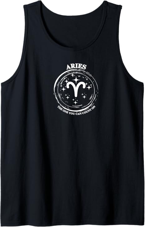 Zodiac sign Aries Tank Top - Aries T-Shirt for men