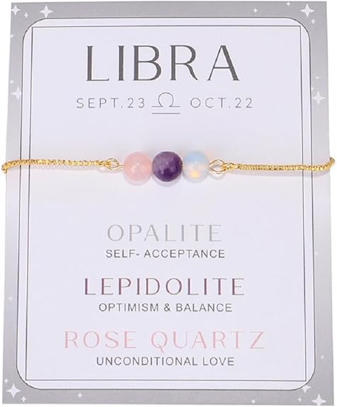 COLORFUL BLING - Libra Jewelry for men