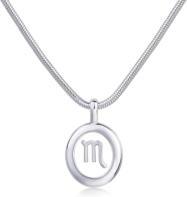 PAVOI 14K Gold Plated Unique Floating Astrology Pendant Necklace for Women - Horoscope Charm Necklace - Dainty Zodiac Gifts - Scorpio Accessories for men