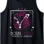 Pisces zodiac sign with zodiac sign and horoscope - Pisces T-Shirt for men